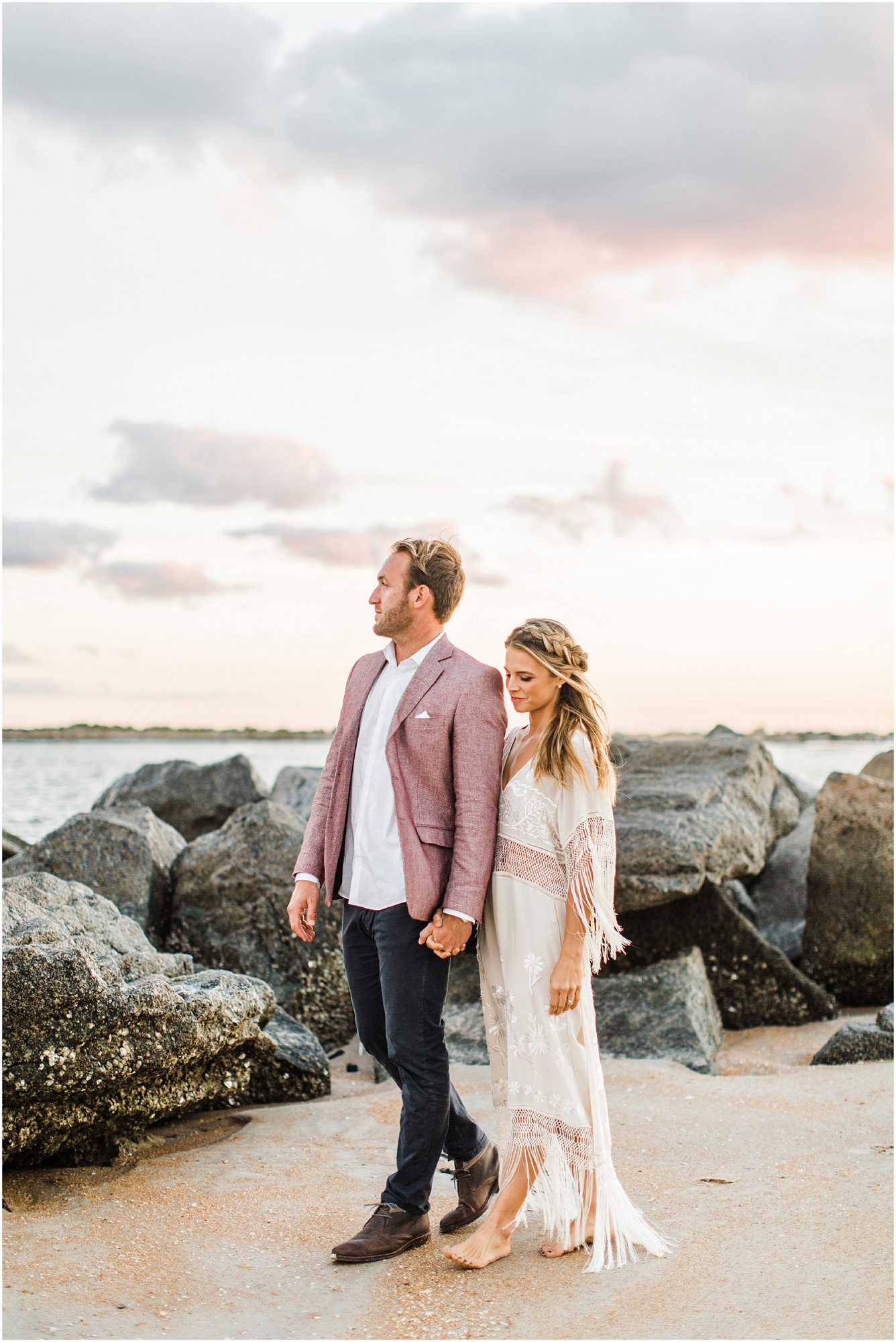 free people bride, free people wedding, free people, flora + fauna, loveflorafauna, flora and fauna photographer, Vilano beach engagement session, Vilano beach wedding, destination elopement photographer, film wedding photographer, destination wedding photographer, macrame wedding dress, free people wedding dress, anthropologie wedding, jacksonville wedding photographer, florida wedding photographer, Vilano beach wedding